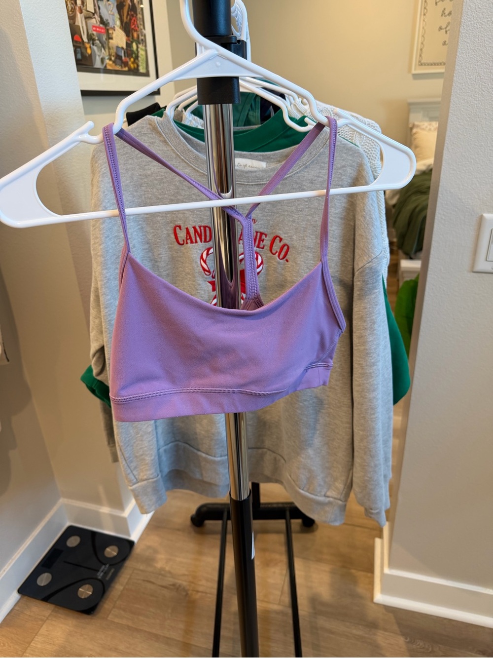 Lilac sports bra